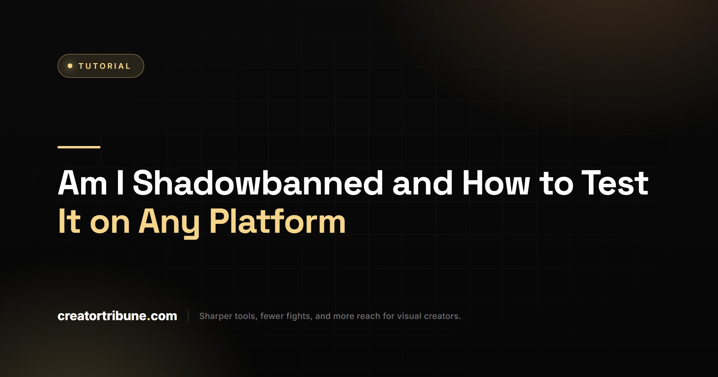 Am I Shadowbanned and How to Test It on Any Platform