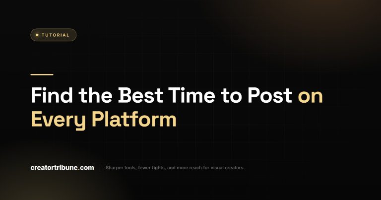 Find the Best Time to Post on Every Platform