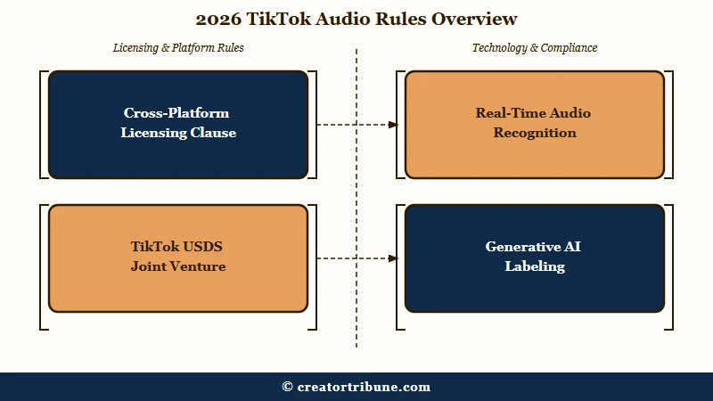 Four 2026 TikTok audio licensing changes