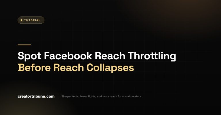 Spot Facebook Reach Throttling Before Reach Collapses