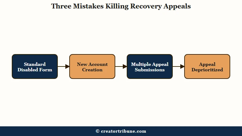 Three mistakes that kill Instagram account recovery