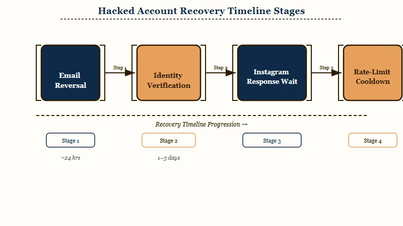 Instagram hack recovery timeline by hour