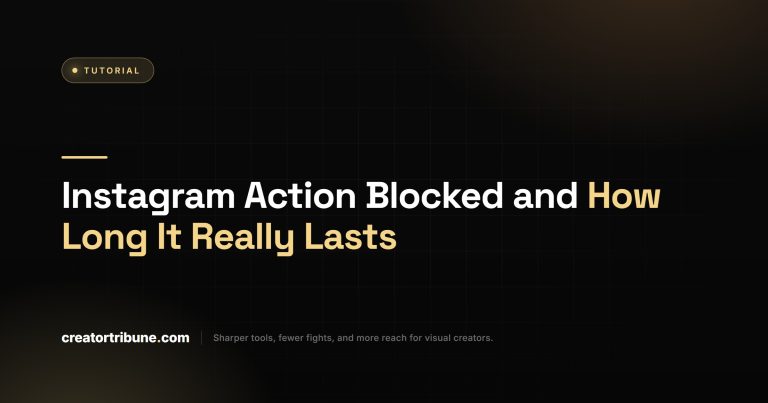 Instagram Action Blocked and How Long It Really Lasts