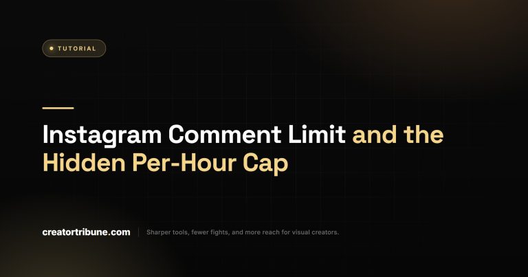 Instagram Comment Limit and the Hidden Per-Hour Cap
