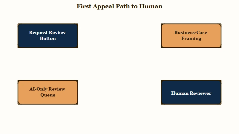 Instagram appeal routing decision tree