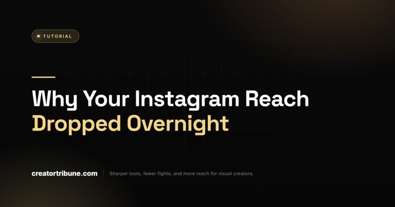 Why Your Instagram Reach Dropped Overnight