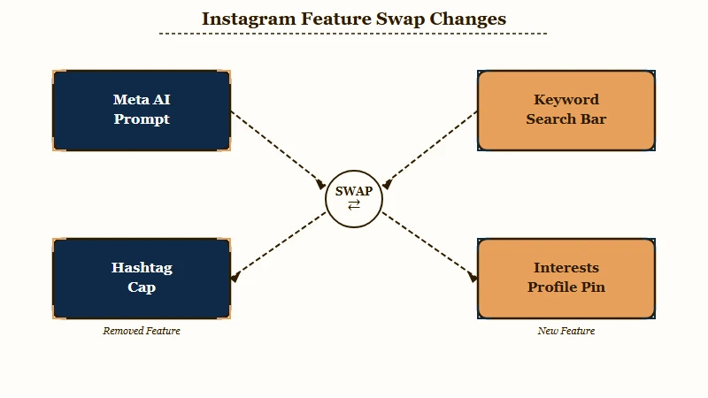Instagram replaces search bar with Meta AI
