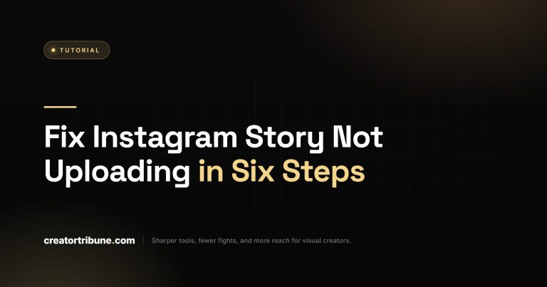 Fix Instagram Story Not Uploading in Six Steps