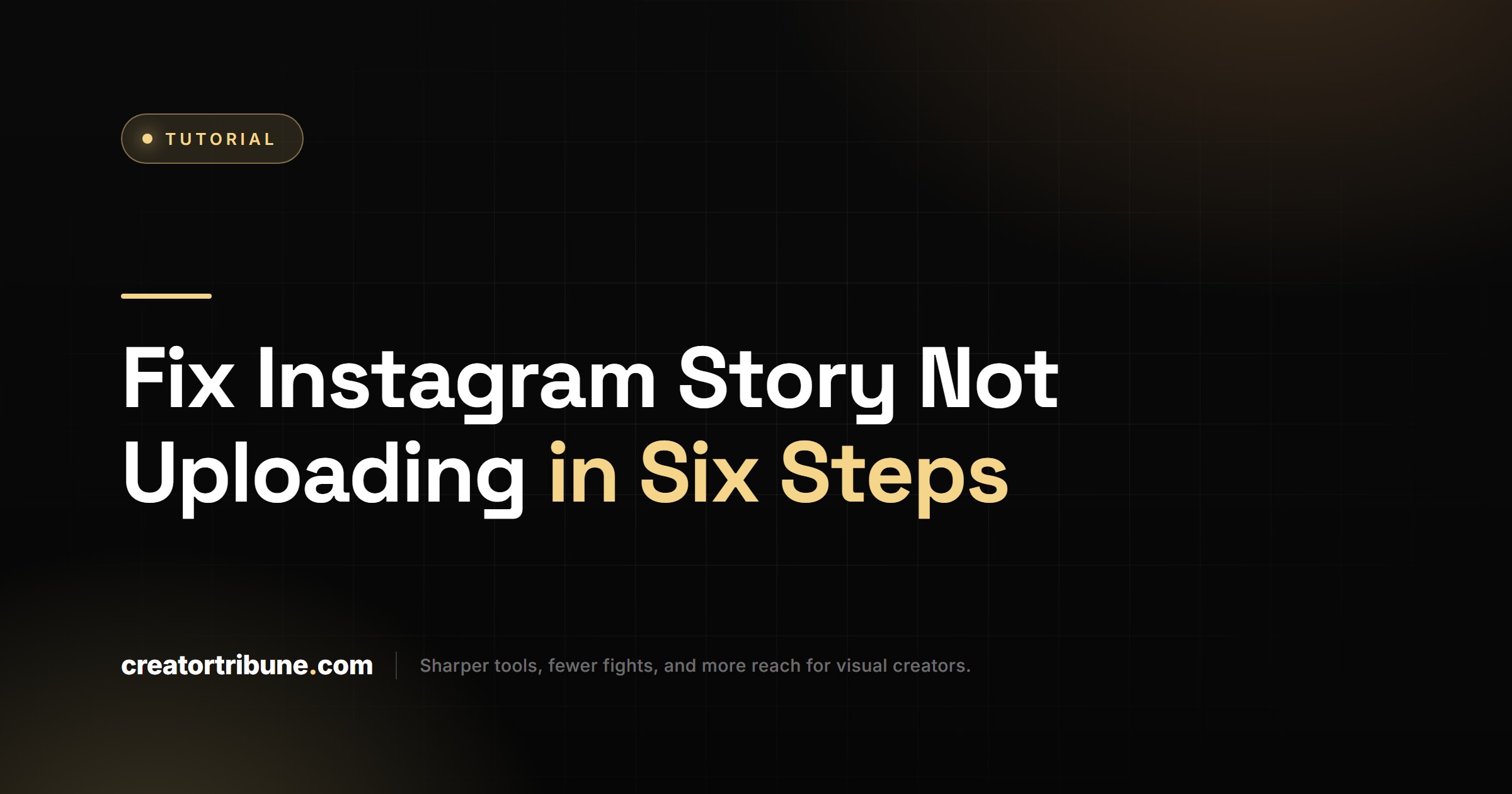 Fix Instagram Story Not Uploading in Six Steps