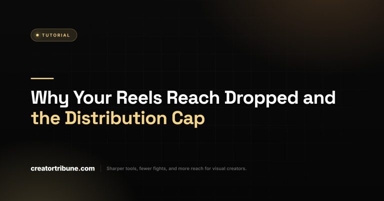 Why Your Reels Reach Dropped and the Distribution Cap