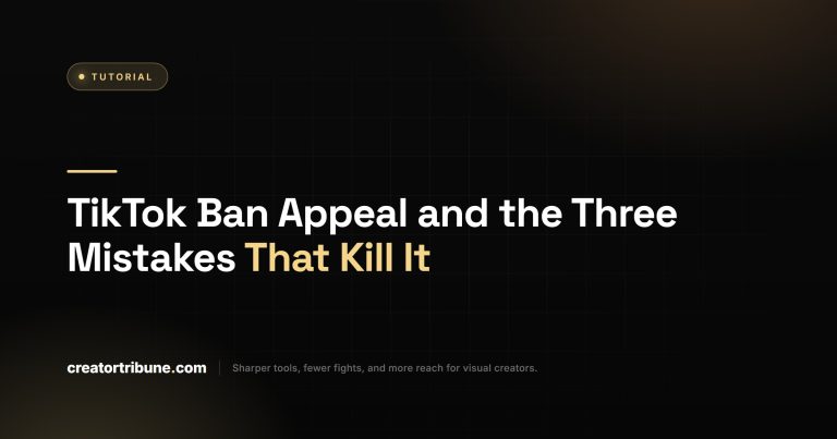 TikTok Ban Appeal and the Three Mistakes That Kill It