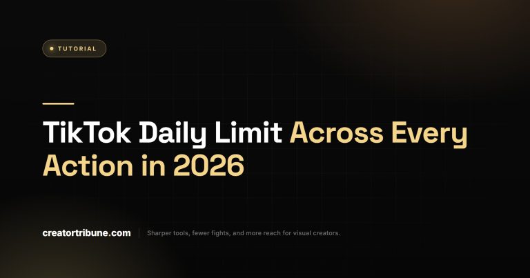 TikTok Daily Limit Across Every Action in 2026