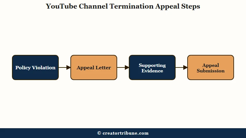 YouTube termination appeal process step by step
