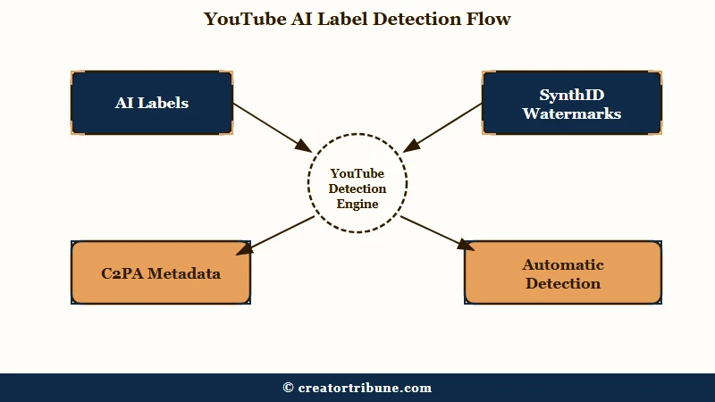 YouTube AI label placement and detection changes