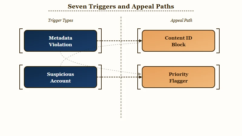 YouTube auto-private seven triggers fix paths
