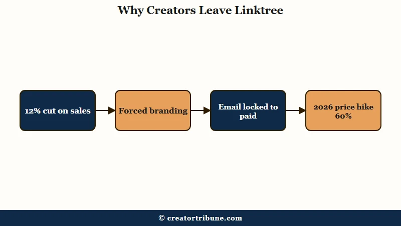 Why creators leave Linktree