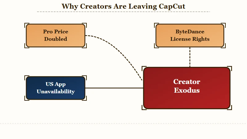 Three reasons creators leave CapCut in 2026