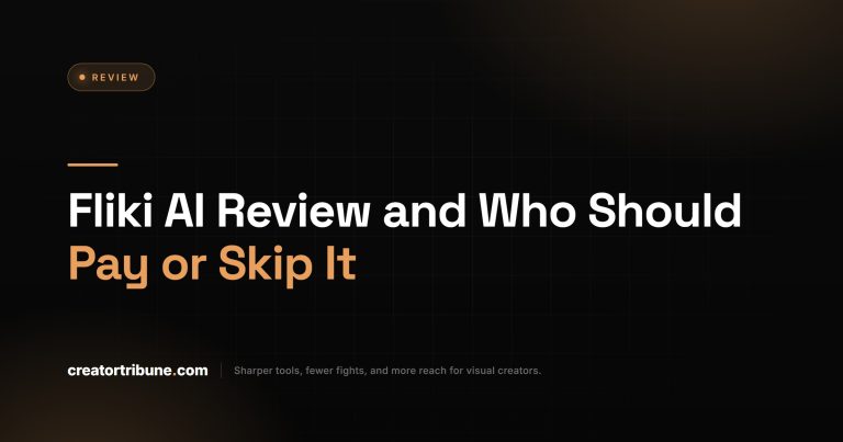 Fliki AI Review and Who Should Pay or Skip It