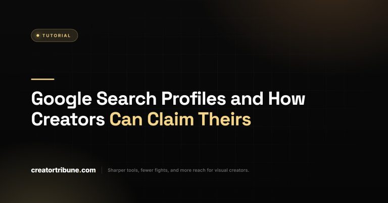 Google Search Profiles and How Creators Can Claim Theirs