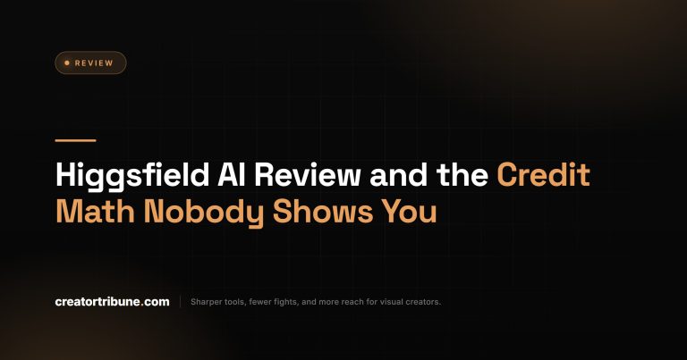 Higgsfield AI Review and the Credit Math Nobody Shows You