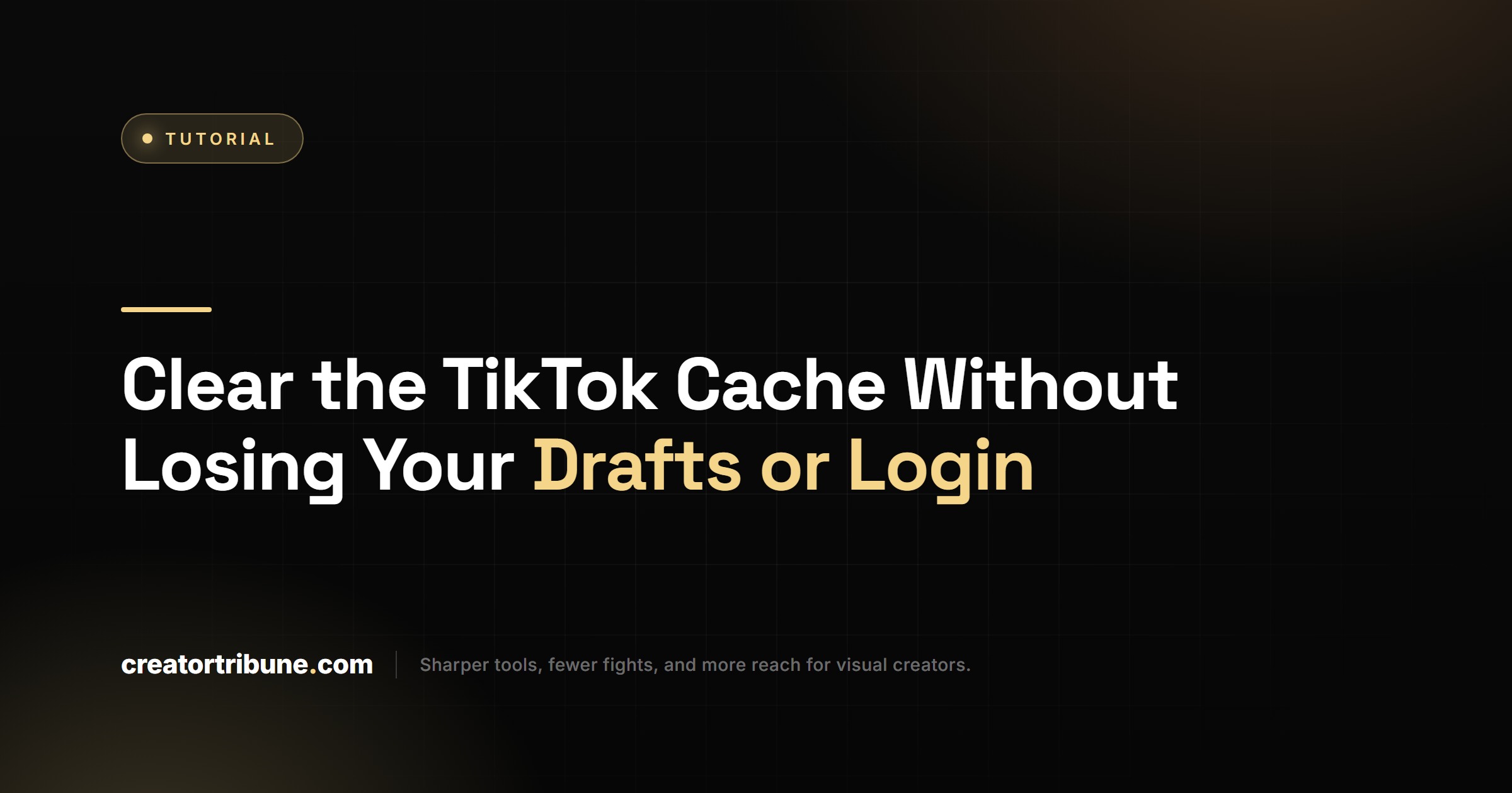 How to Clear TikTok Cache