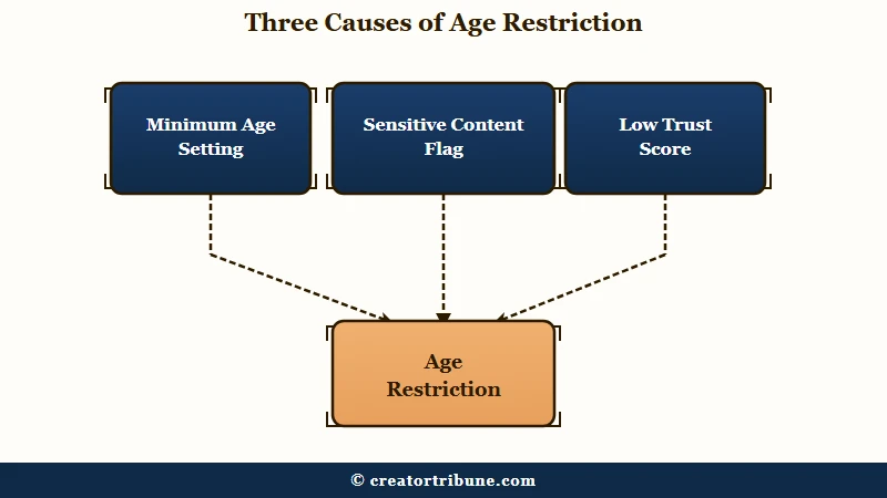 Three causes of an Instagram age restriction
