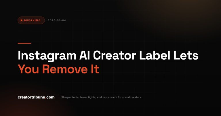 Instagram AI Creator Label Lets You Remove It