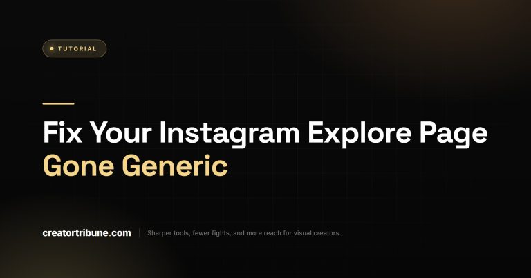 Fix Your Instagram Explore Page Gone Generic