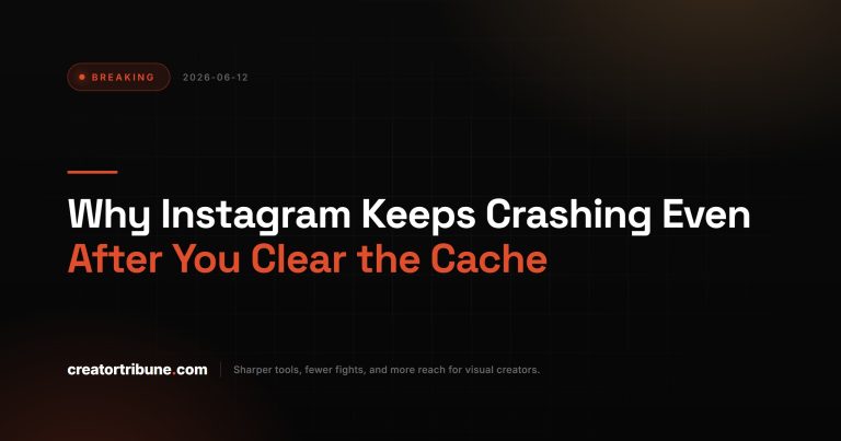 Why Instagram Keeps Crashing Even After You Clear the Cache