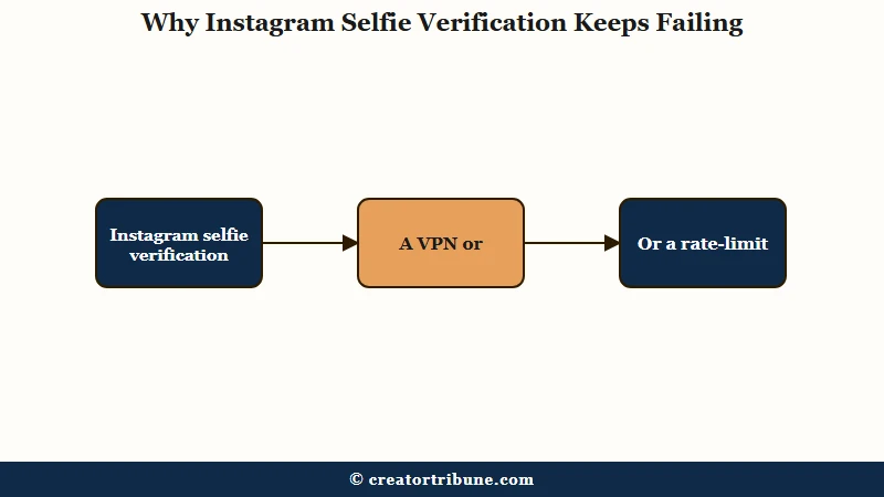 Why Instagram selfie verification keeps failing