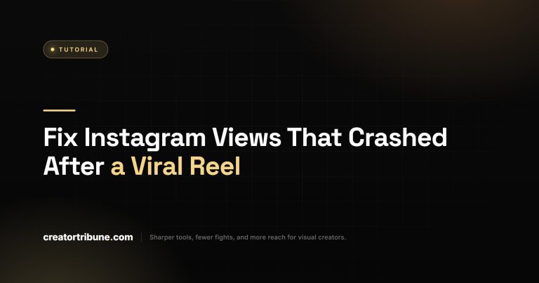 Fix Instagram Views That Crashed After a Viral Reel