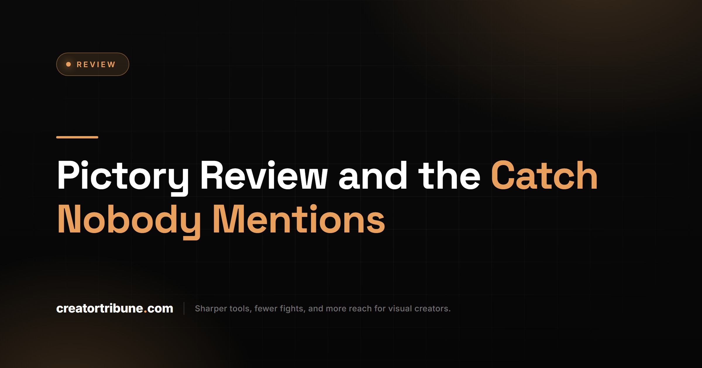 Pictory Review and the Catch Nobody Mentions