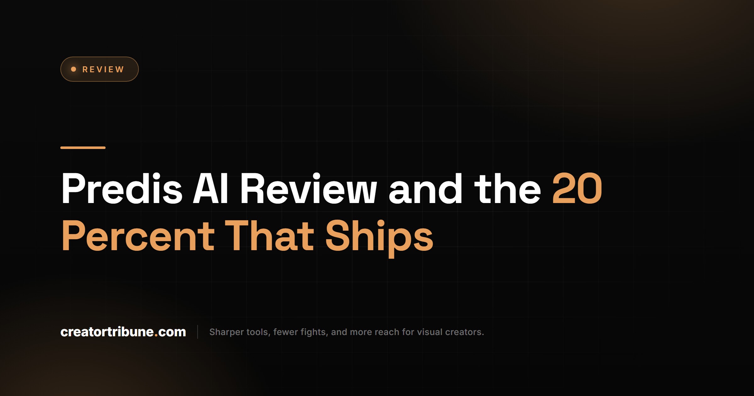 Predis AI Review and the 20 Percent That Ships
