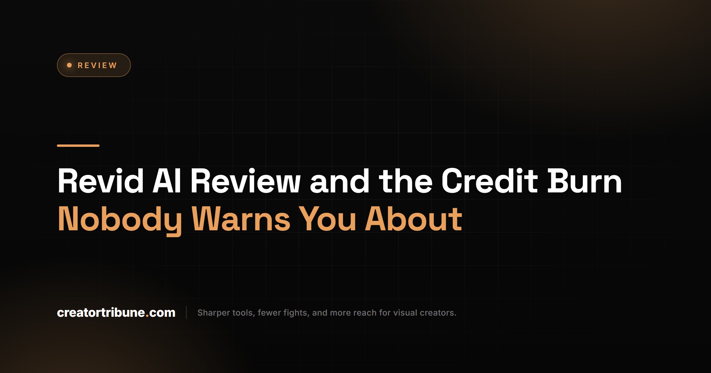 Revid AI Review Credit Burn