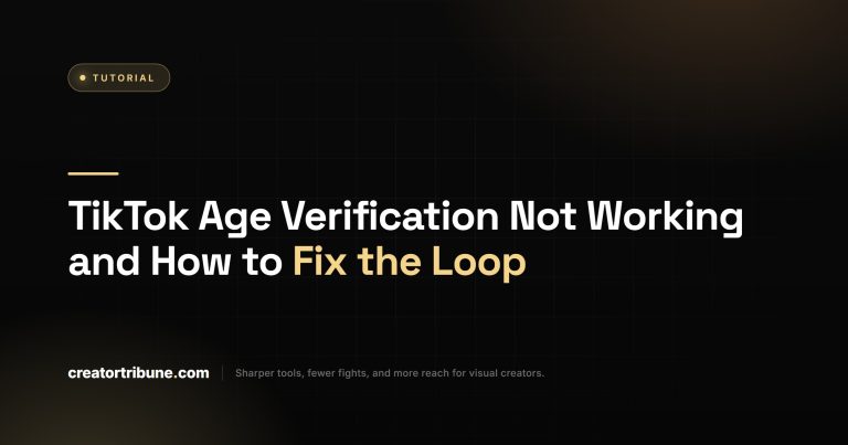 TikTok Age Verification Not Working and How to Fix the Loop