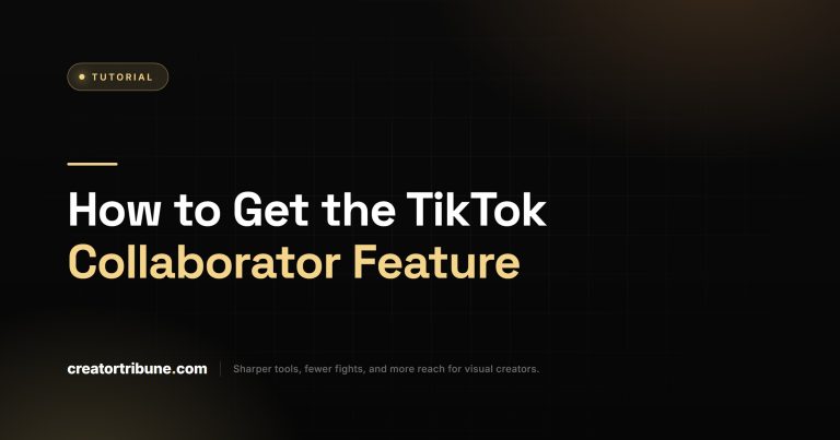 How to Get the TikTok Collaborator Feature