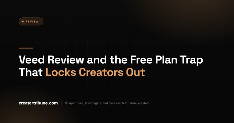 Veed Review Free Plan Trap