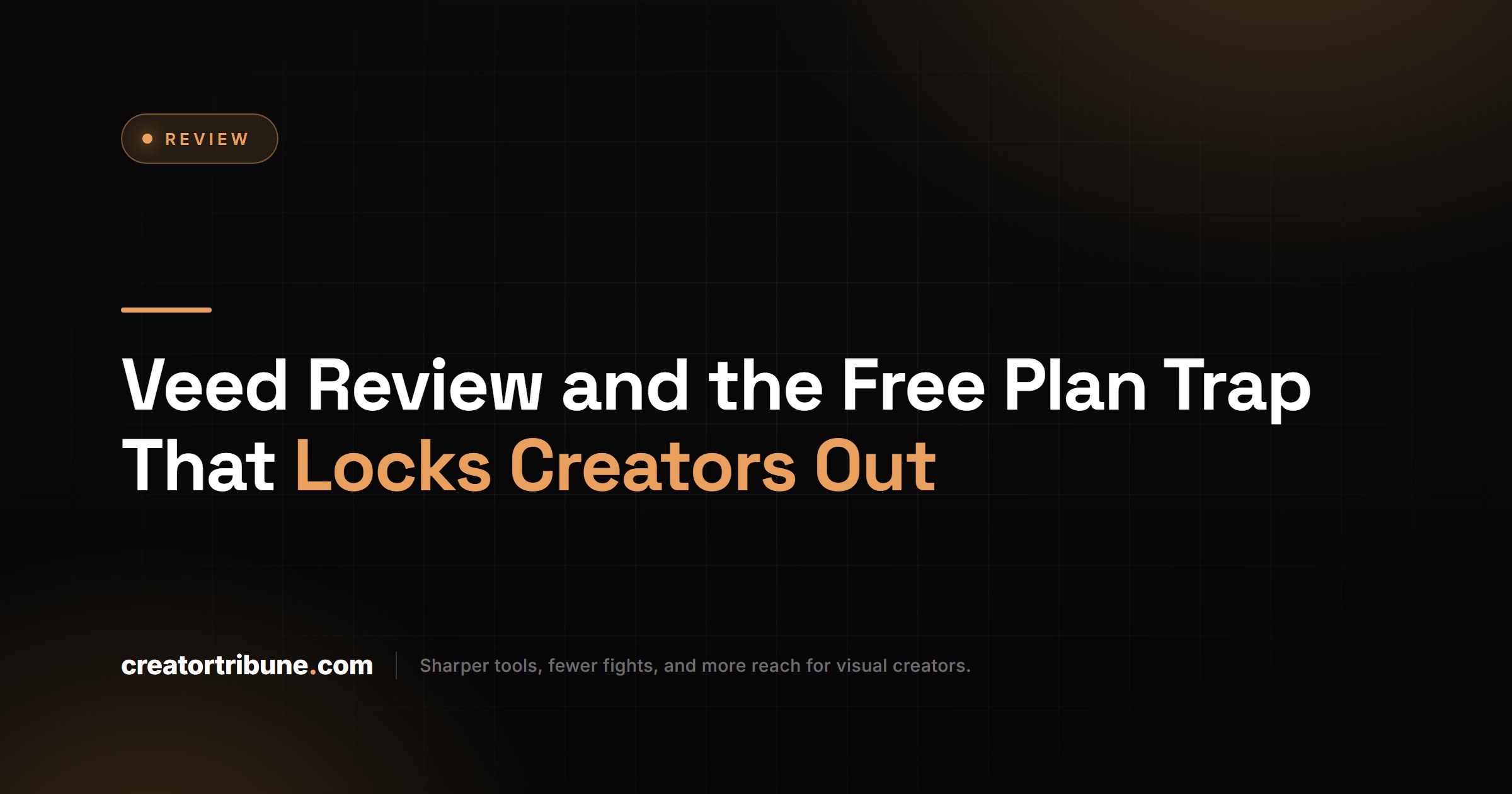 Veed Review Free Plan Trap