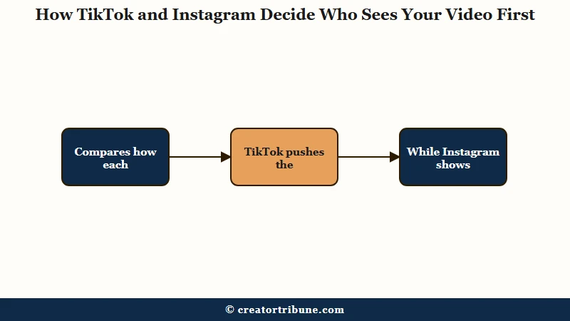 TikTok versus Instagram new post test audience