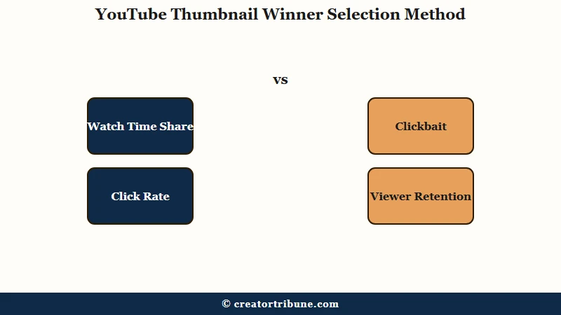 Watch time share beats click through rate