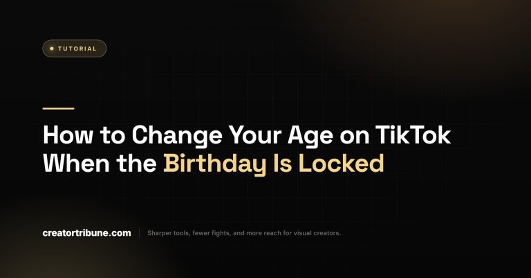 How to Change Your Age on TikTok