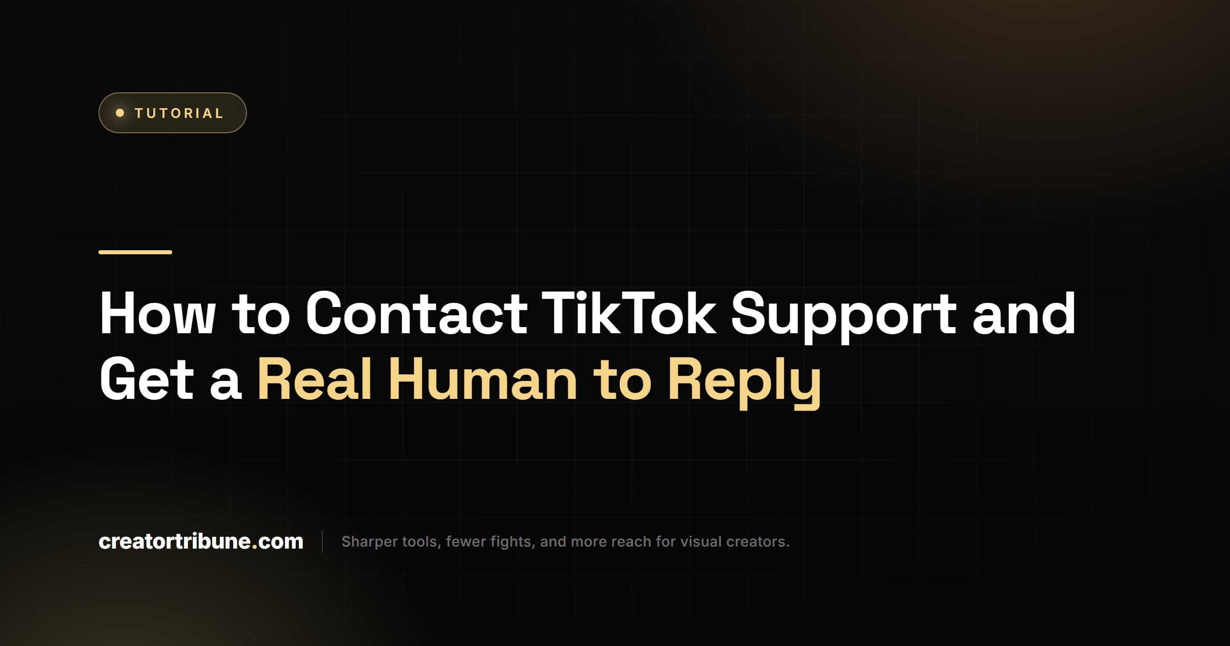 How to Contact TikTok Support and Get a Real Human to Reply