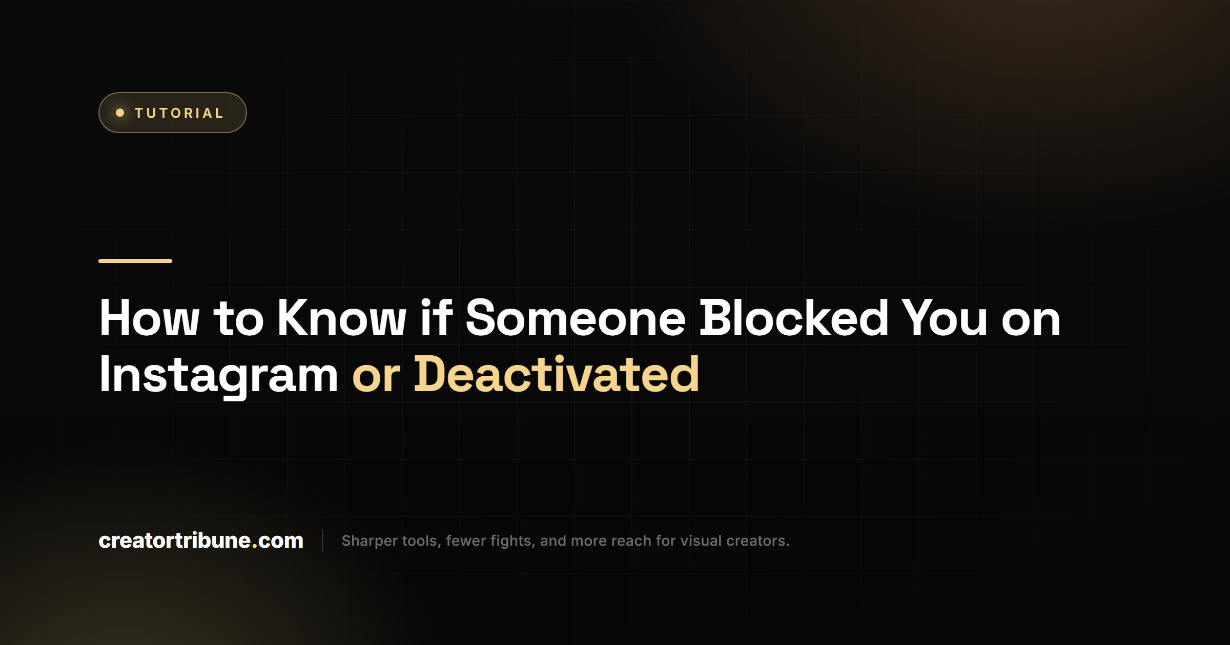 How to Know if Someone Blocked You on Instagram or Deactivated