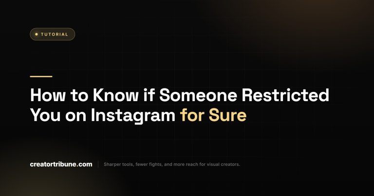 How to Know if Someone Restricted You on Instagram