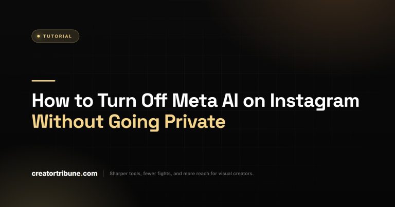 How to Turn Off Meta AI on Instagram