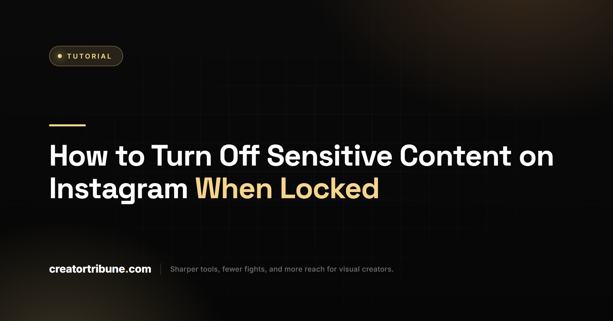 How to Turn Off Sensitive Content on Instagram