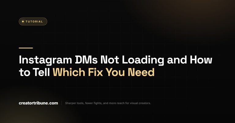 Instagram DMs Not Loading