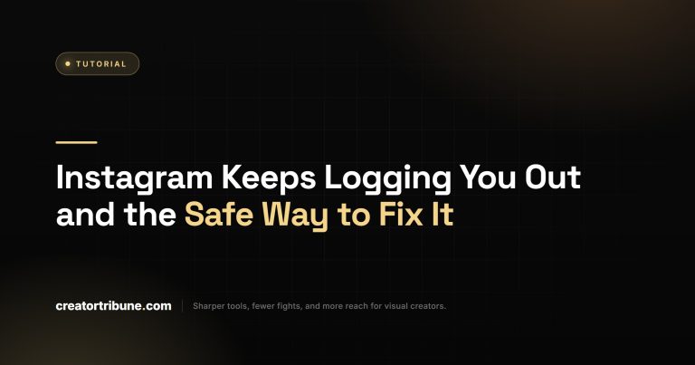 Instagram Keeps Logging You Out