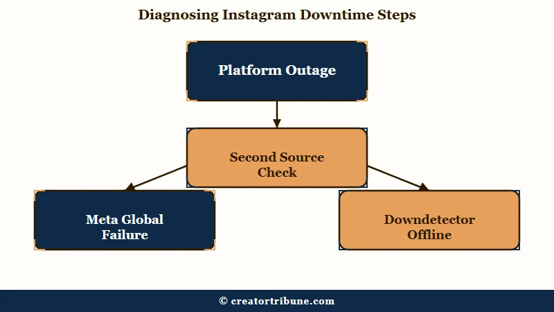 Checking for a Meta outage before troubleshooting