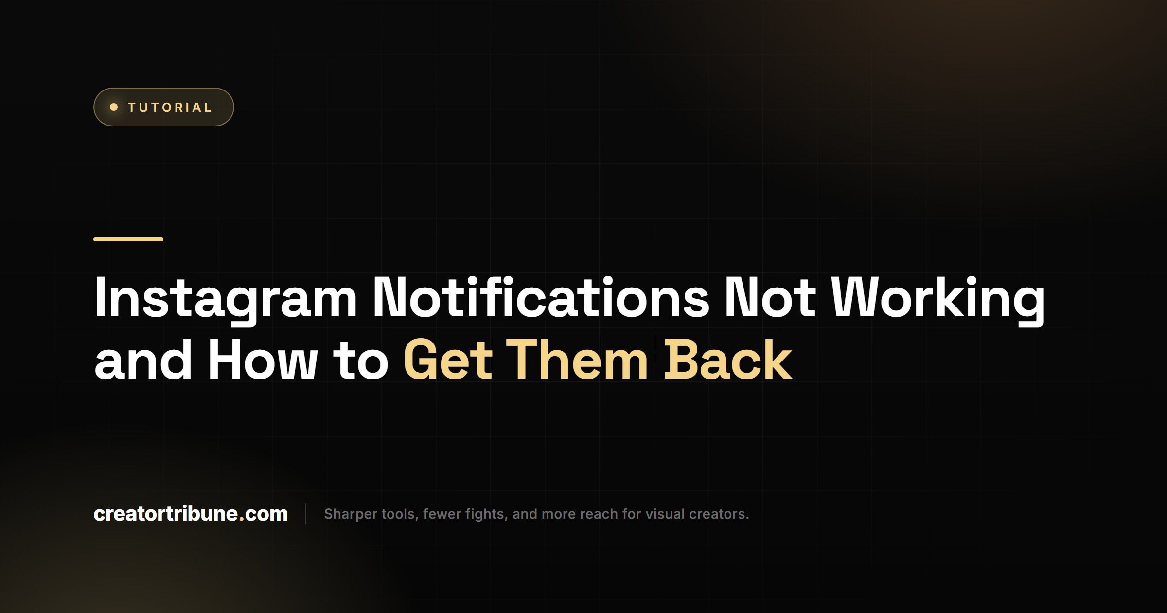 Instagram Notifications Not Working and How to Get Them Back